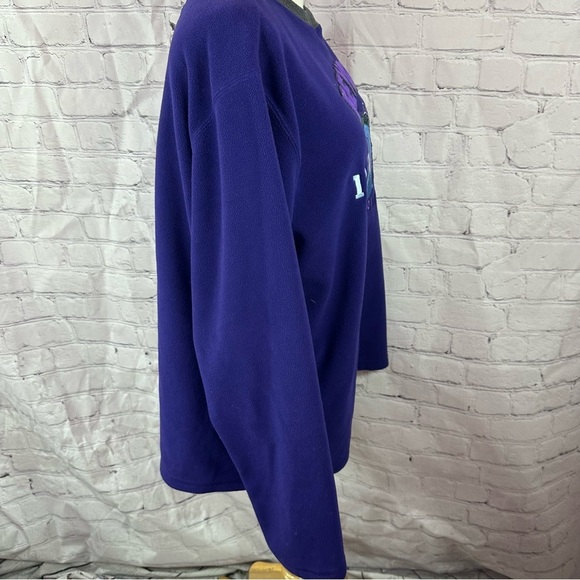 vintage Disney Store Exclusive oversized Fleece sweatshirt EEYORE 1966 sz medium - Picture 2 of 8